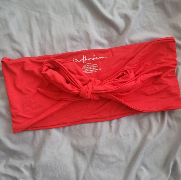 437 The Leo Top / Red / Large - Picture 6 of 7